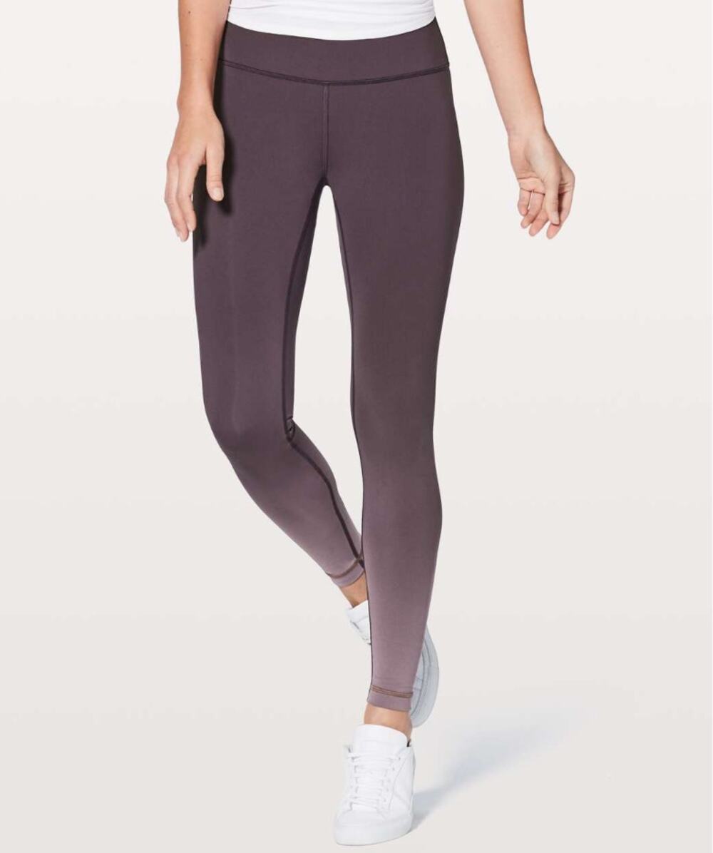 Lululemon Wunder Under HR Tight (Ombre) 28" Purple Size 8 Purple High Waisted